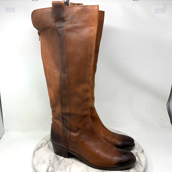 Arturo Chiang Shoes - Arturo Chiang Georgex Leather Knee-High Boots 10 Rustic Bohemian Classic Preppy